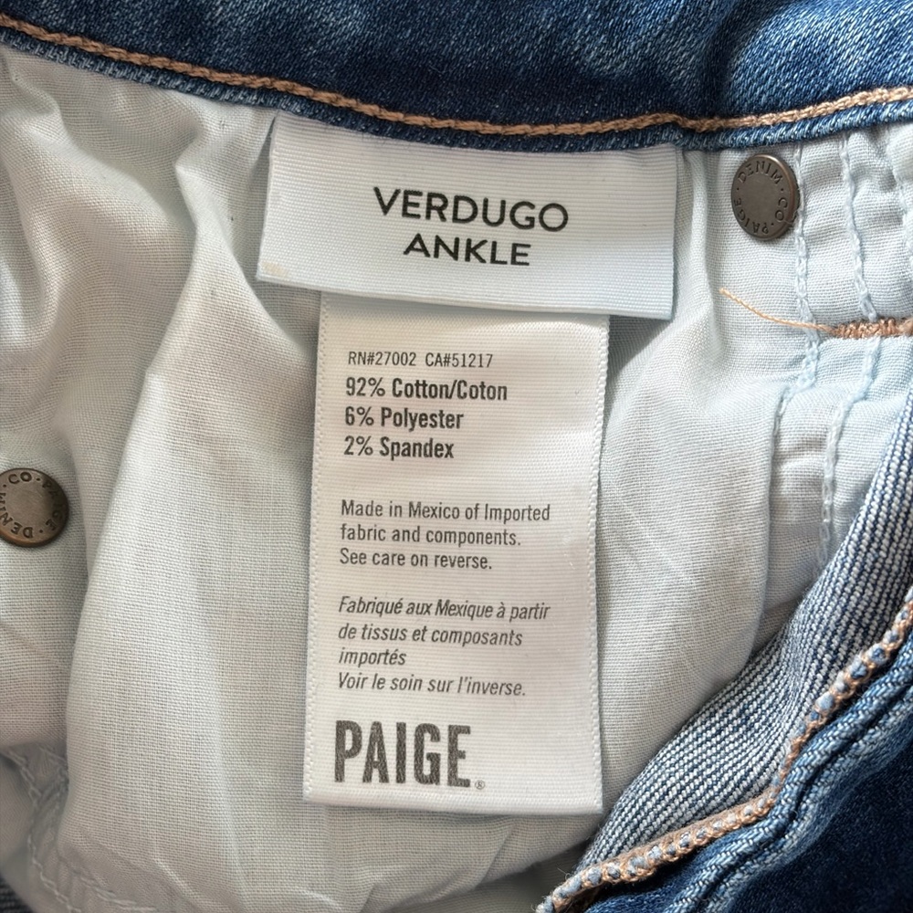 PAIGE Verdugo Ankle Skinny Jeans - Picture 5 of 5